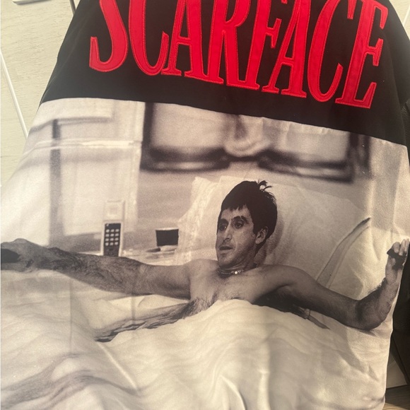 Scarface Varsity Jacket 2X Size Reason Clothing Authentic 100% - Picture 10 of 10
